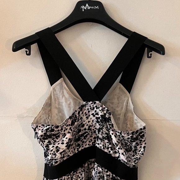 Theory Black Pink Silk Sleeveless Dress with Pockets - Women's 6 - Picture 5 of 6